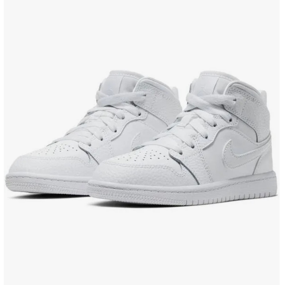 AIR JORDAN 1 MID (GS)
WHITE/WHITE-WHITE